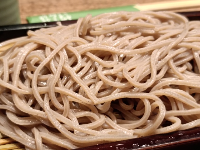 蕎麦のアップ